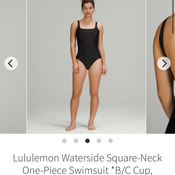 NWT lululemon athletica Black One-Piece Swimsuit size 12 - Picture 5 of 12